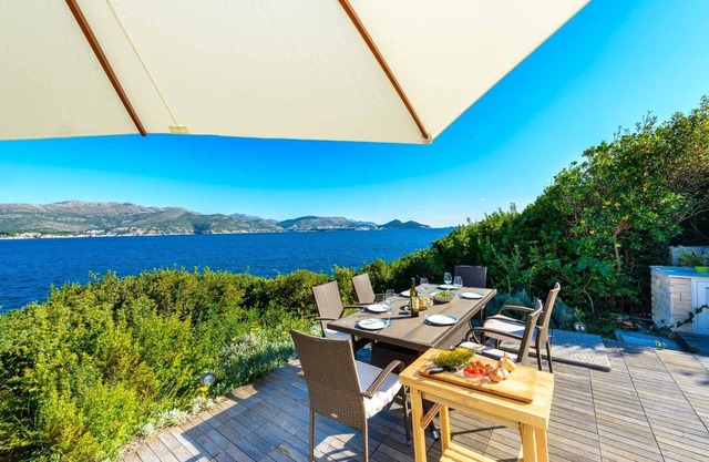 Villa de lujo Kolocep | 3 Dormitorios | Villa Baburizza | Piscina Privada | Impresionantes vistas al