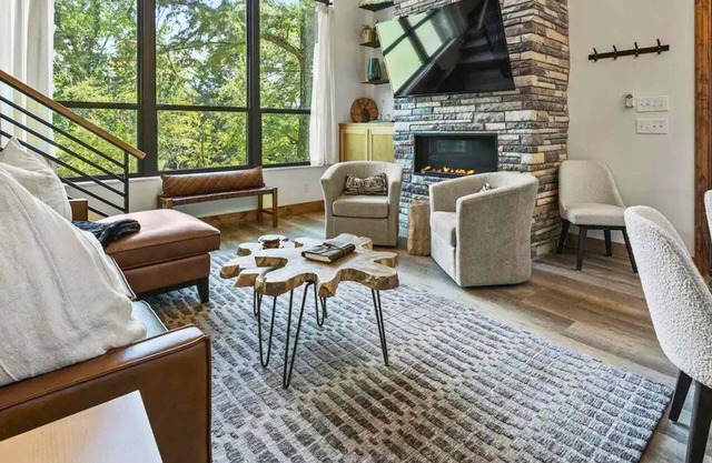 Tranquil Riverside Cabin w/ Fire Pit, Hot Tub