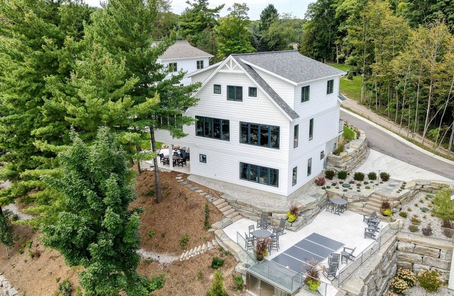 Traverse City Lakemore Resort Luxury Lakefront Home w/ Hot Tub on Arbutus Lake