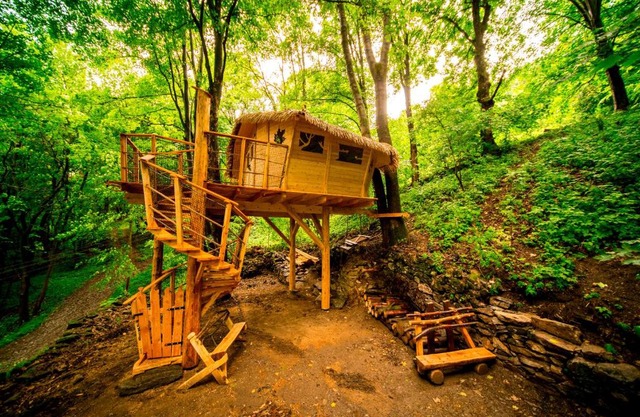 Treehouse pod Jestedem