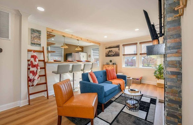 Stylish 2BR with King Bed, Coffee Bar, Smart TVs, Spa Shower, and Great WiFi