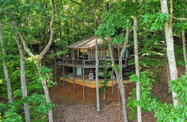 Treetop Getaway with AMAZING lake views!
