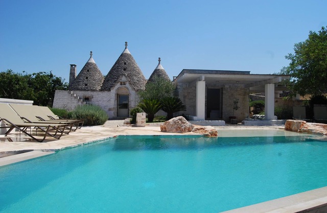 Hermoso Trullo, vistas panorámicas excepcionales, piscina infinita impresionante, WiFi