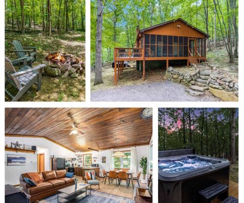 Tucked Away w Hot Tub, Fire Pit, Deck, & WiFi