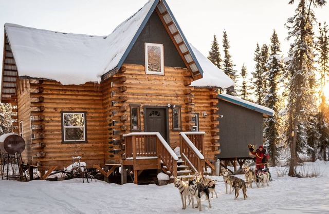 Tucked in the woods! Auroras seen here. Private.