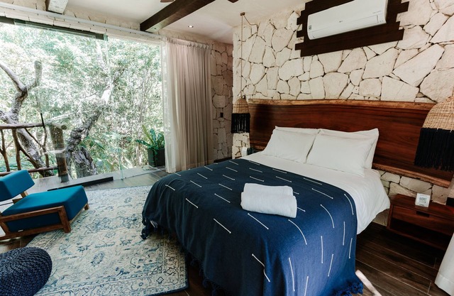 Tulum Jungle Villa 2BR and 2 Sofas in Living Room, complete with full bathrooms!