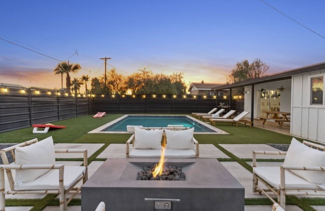 Tulum Themed Scottsdale Gem with Pool, Fire Pit!
