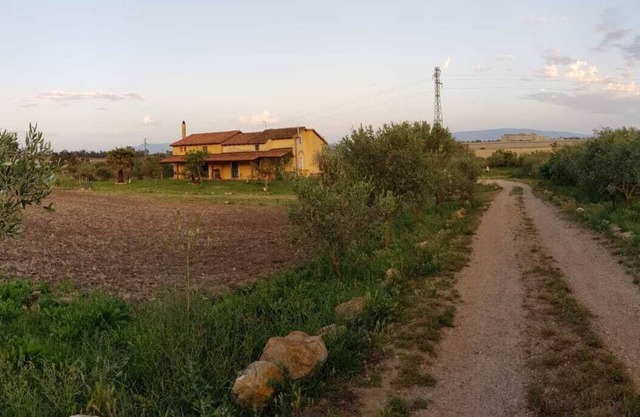 Casa de campo de tipo toscano, enclavada en una hectárea de campo, pero a pocos kilómetros de Oristano