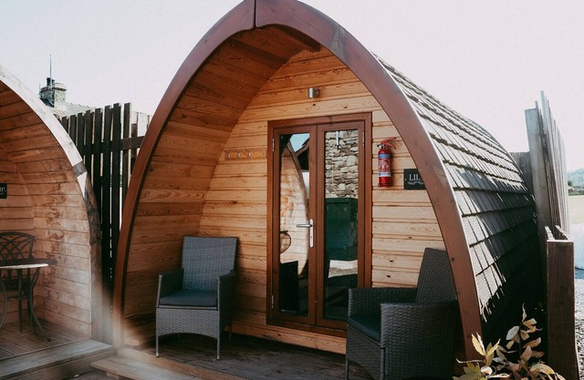 Cabaña-Baño con ducha-Vista al campo-Twin Glamping Pod