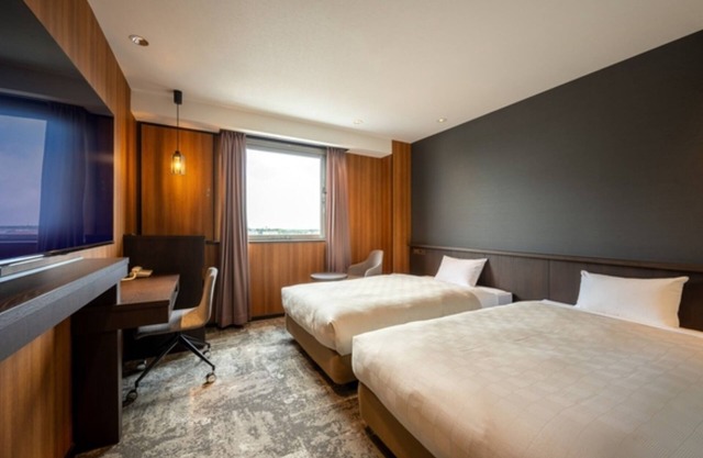 Twin Room T NonSmoking Room Only Family Plan / Misawa Aomori