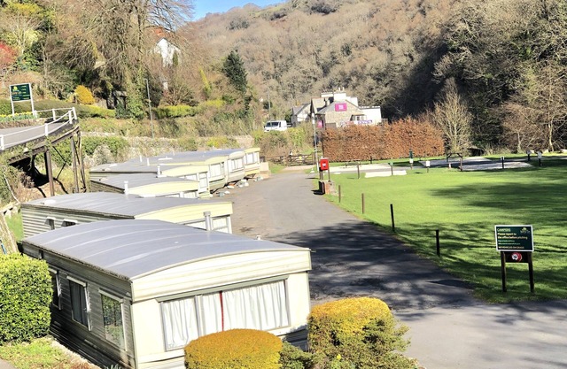 Caravana estática de dos camas. Hermosa 10 minutos a pie del centro de Lynton