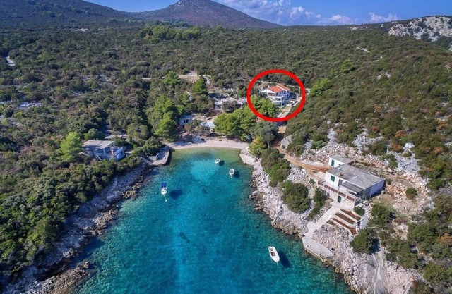 Apartamento para dos personas con una terraza Bahía Milna (Zastražišće), Hvar (A-17417-a)
