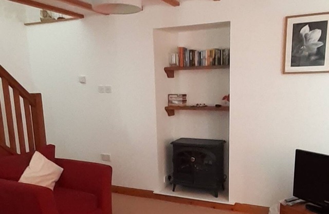 Cabaña de dos habitaciones con baño de esquina