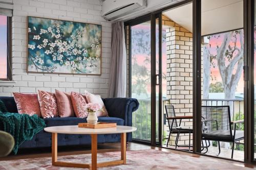 Two bedroom river view unit with pool