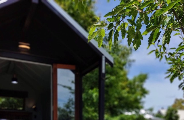 Two cabins close to town