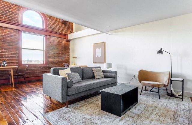 Two-level South End Loft w/ Pool, Art Gallery, Steps to T by Blueground