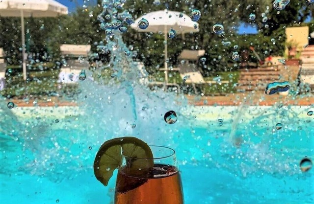 APARTAMENTO DE DOS HABITACIONES CON PISCINA Y JARDÍN PRIVADO: La Compagnia del Chianti
