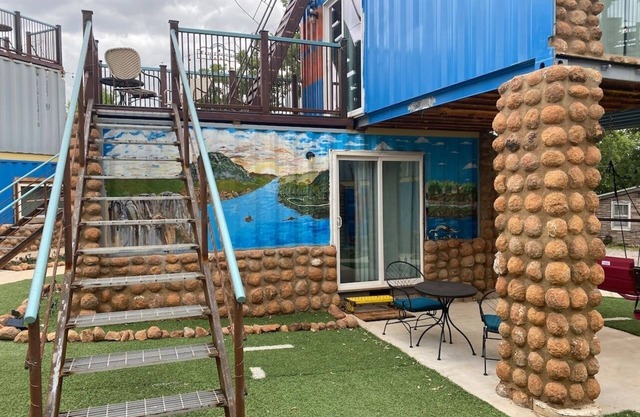 Two Tiny Houses Stacked together for twice the fun!