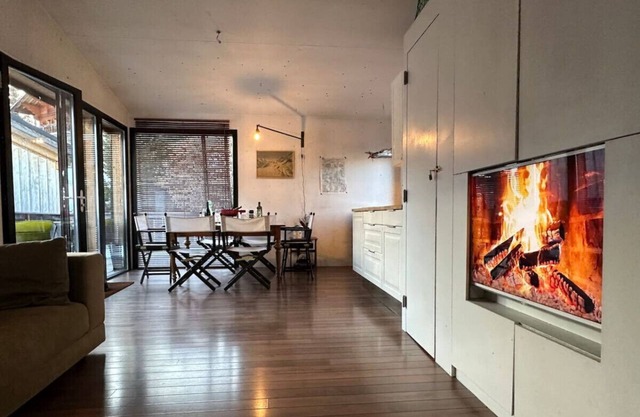 Two tiny houses that offer scenic tranquility and family fun.