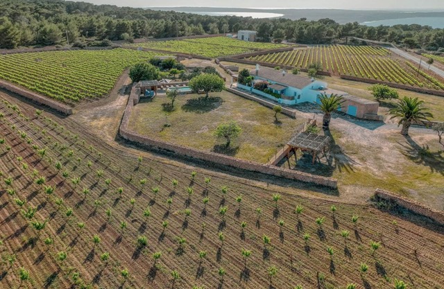 Casa típica de Formentera con piscina, amplio porche y jardín