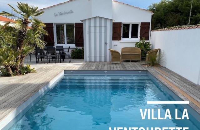 ☀️ Typical Oléron villa with heated pool, 5 minutes from the beach! 🌊