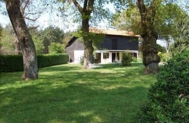 Pequeño aire de Landes de encanto, gran jardín, vista al campo.