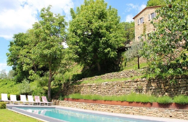 Típica casa de campo toscana en una posición encantadora entre Panzano -Greve in Chianti