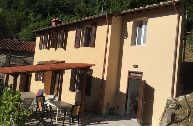 Typical Tuscan house near the famous walled town of Lucca