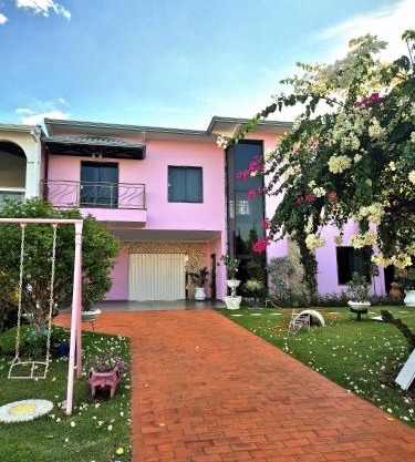 Um quarto na Casa Rosa