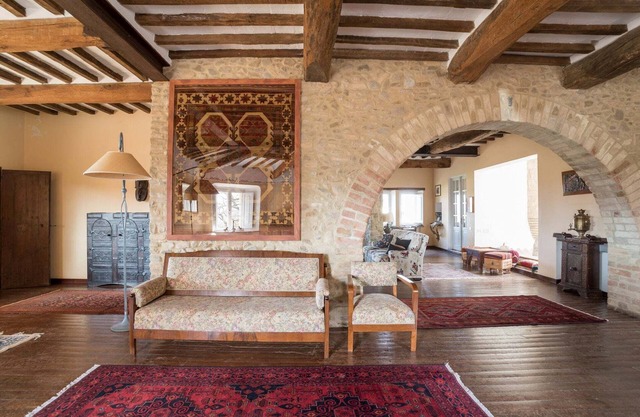 Casa rural en Umbría con vistas al jardín