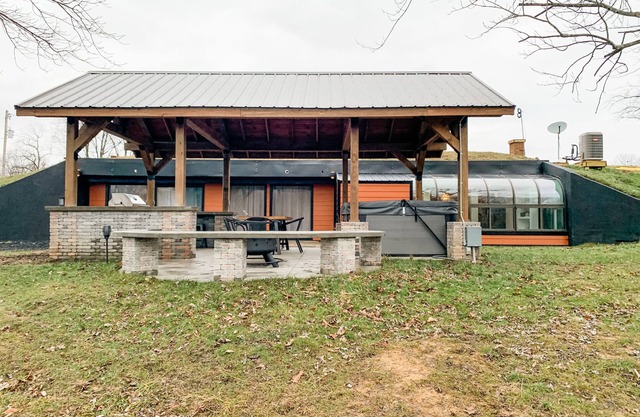 Underground Earth Home in Hocking Hills, Ohio w/ Hot Tub. Pet-Friendly!