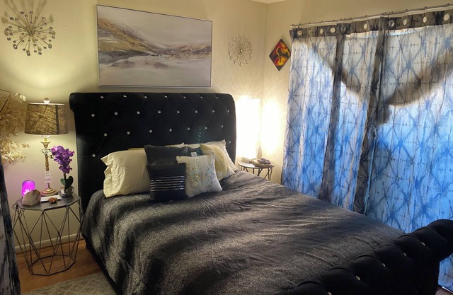 Unique 2 bdrm condo w/ cold AC, WiFi, sauna, foot massager, patio by NRG Stadium