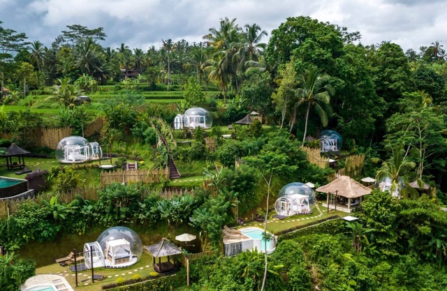 Único Bubble Dome Ubud con piscina privada