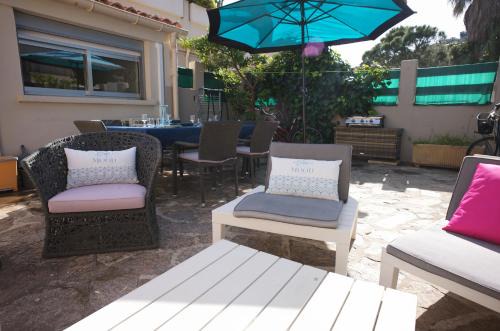 Unique résidence front de mer studio climatisé et jardin