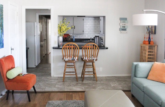Unit 204, a 1946 historic unit Triplex bungalow style apartment.