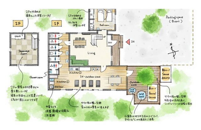 Up to 8 people 2story cottage equipped with 2 t / Kimitsu Chiba