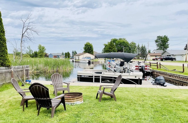 UPDATED Houghton Lake house on the water with gorgeous lake and canal views!!!