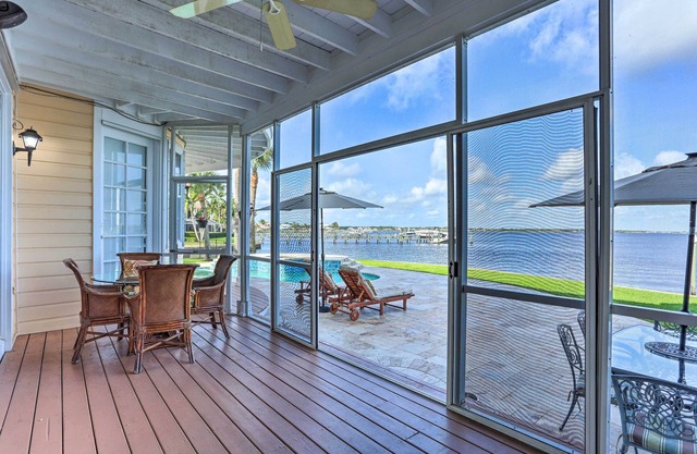 Upscale Waterfront Palm City Home w/ Dock!