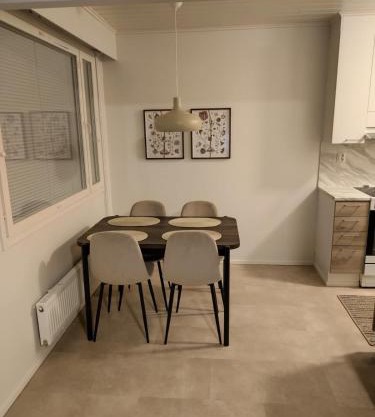 Uudehko rivitalokaksio 60 m2, sauna