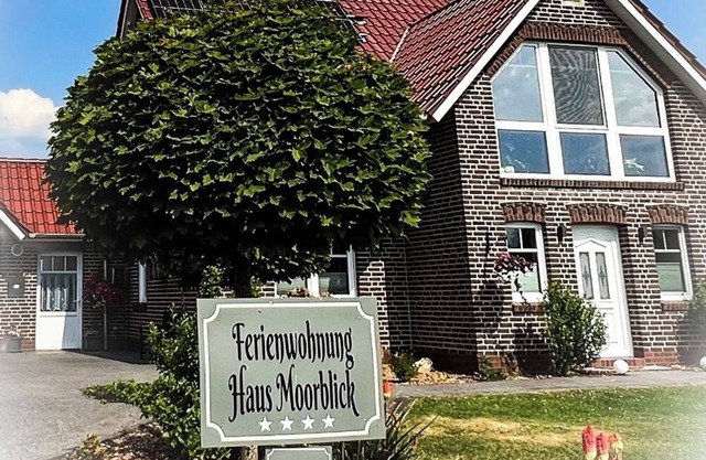 Apartment Haus Moorblick 4* with garden canal location climatic health resort Wiesmoor