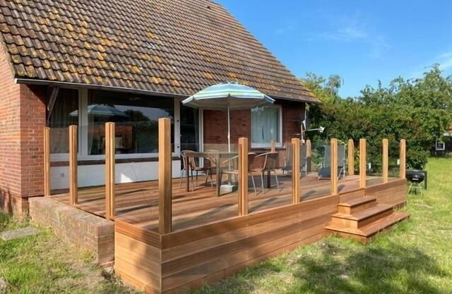 Vacation apartment sun terrace with terrace in the house Op de Wei on Fehmarn