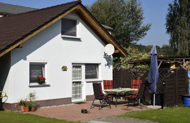 Casa de vacaciones en la laguna de Szczecin en la soleada isla de Usedom en Kamminke