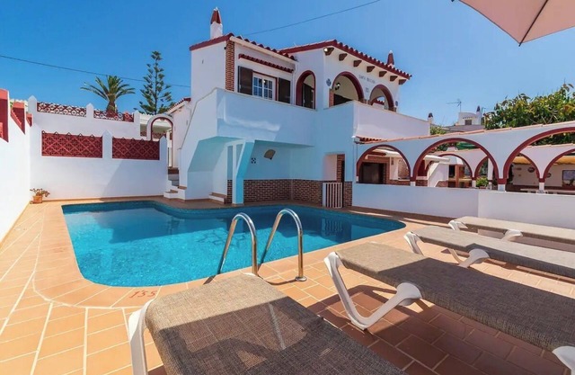Casa "Santa Brígida" con vistas al mar, piscina, Wi-Fi, balcón, terraza y jardín