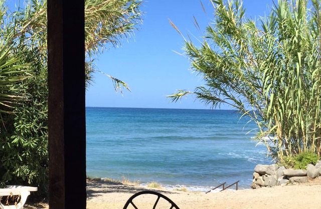 "Venere" casa directamente en la playa de Acciaroli