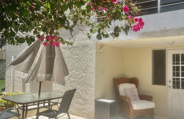 Very specious garden condo with a private patio
