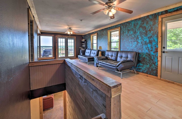 Vian Getaway w/ Lake Tenkiller Views & Deck!
