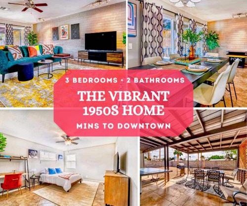 Vibrant 1950s Midtown Phoenix Home