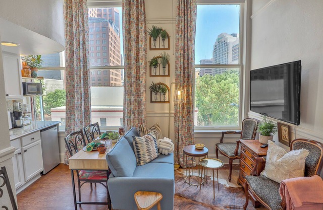 View of Riverwalk frm 1 BR King Bed Apt