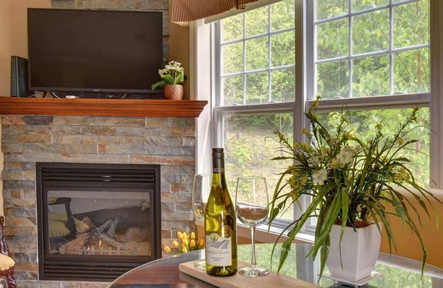 View on the mountain, in the heart of St-Sauveur - studio