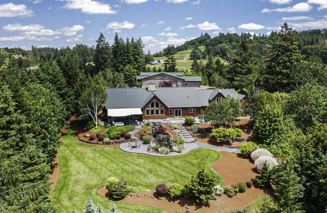 Views and Wineries Surround You On 15 Acres In This Wine Country Get Away
